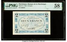 Martinique Banque de la Martinique 2 Francs ND (1915) Pick 11 PMG Choice About Unc 58. 

HID09801242017

© 2022 Heritage Auctions | All Rights Reserve...