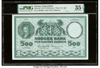 Norway Norges Bank 500 Kroner 1971 Pick 34f PMG Choice Very Fine 35 EPQ. 

HID09801242017

© 2022 Heritage Auctions | All Rights Reserved