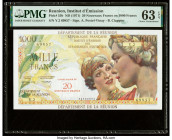 Reunion Departement de la Reunion 20 Nouveaux Francs on 1000 Francs ND (1971) Pick 55b PMG Choice Uncirculated 63 EPQ. 

HID09801242017

© 2022 Herita...