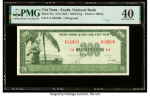 South Vietnam National Bank of Viet Nam 200 Dong ND (1955) Pick 14a PMG Extremely Fine 40. 

HID09801242017

© 2022 Heritage Auctions | All Rights Res...