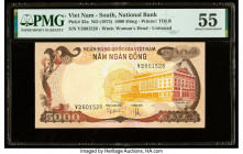 South Vietnam National Bank of Viet Nam 5000 Dong ND (1975) Pick 35a PMG About Uncirculated 55. 

HID09801242017

© 2022 Heritage Auctions | All Right...