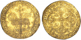 JEAN II le Bon (1350-1364)
Mouton d'or, variété cercle tréflé à l'avers
 - TTB 45 (TTB++)
Rare !, légère trace tran. & fêlure


D 291a, Fr# 280...