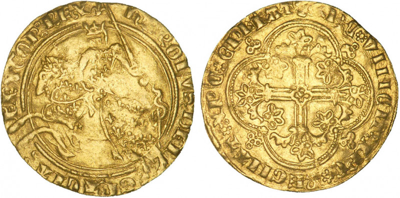 CHARLES V le Sage (1364-1380)
Franc à cheval du Dauphiné
- TTB 35 (TTB)
Raris...