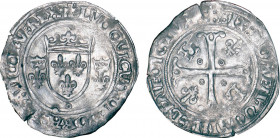 LOUIS XII le Père du peuple (1498-1514)
1/2 gros de Roi
 - TTB 35 (TTB)
Point 15e : Rouen - Très Rare !!


D 663
 - ARGENT - 

 -------------...