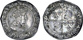 FRANÇOIS Ier (1515-1547)
Teston du Dauphiné, 1er type, variété
 - TTB 45 (TTB++)
Point 1er : Crémieu - Rare !


D 821a
CRÉMIEU - ARGENT - 9,27g...