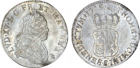 LOUIS XV le Bien aimé (1715-1774)
1/2 écu de Navarre "Westphalien"
1719 S - SUP 58 (SUP)
Rare ! - ajustage


DR 533, D 1658, GR 310, KM# 434
RE...