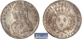 LOUIS XV le Bien aimé (1715-1774)
1/2 écu aux branches d'olivier & au buste habillé
1729 B - SPL 62 (SUP++)
Rare en l'état ! - PCGS MS62

DR 553,...