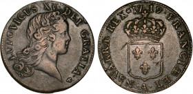 LOUIS XV le Bien aimé (1715-1774)
Sol au buste enfantin ou "John Law"
1719 A - TTB 45 (TTB++)
infimes griffures


DR 571, D 1692, GR 276, KM # 4...