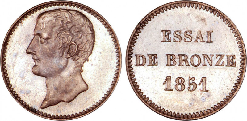 2 CENTIMES
2 CENTIMES (module de) Bonaparte Premier Consul
1851 - SPL 61 (SUP+...