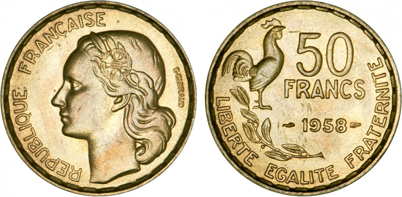 50 FRANCS
50 FRANCS type Guiraud
1958 - SUP 58 (SUP)
Rare ! - infimes griffur...