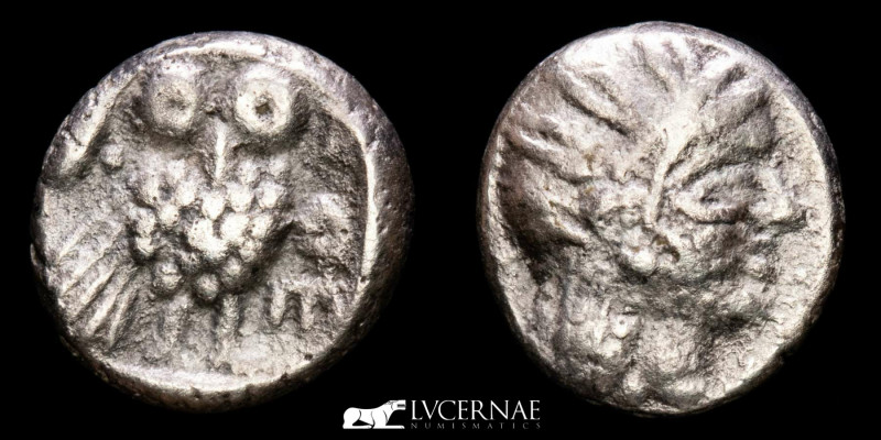 Ancient Greek - Athens, Attica - Silver Obol. 460-455 BC. (0.79 g. 8 mm.)

Helme...