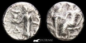 Galaria, Sicily Silver Litra 0.70 g. 9 mm. Ancient Greek 460 BC gVF