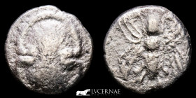 Boeotia Silver Obol 0.68 g. 9 mm. Mycalessos  400-375 BC. gVF
