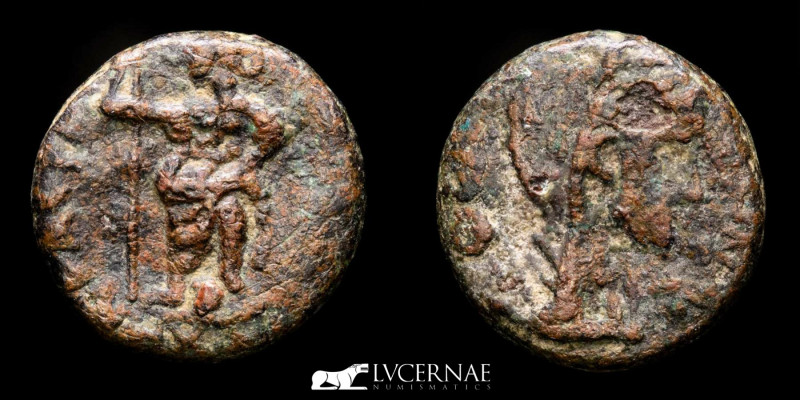 Ancient Greek coin to identify.

AE 15 ( 3.00 g.)
