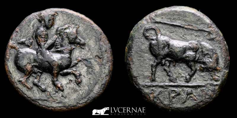 Ancient Greek - Thessaly krannon, 350-300 B.C. Æ Chalkous (2,35 g. 15 mm.). 

Th...