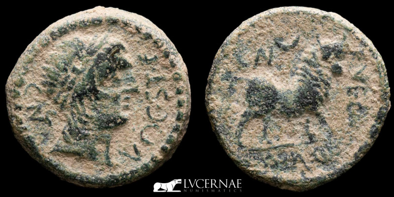 Ancient Hispania - Castulo (Linares, Jaén), bronze semis (10,55 g, 24 mm.), mint...