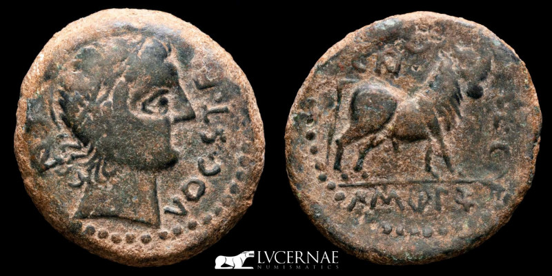 Ancient Hispania - Castulo (Linares, Jaén)
Bronze semis (12.67 g., 26 mm.), mint...