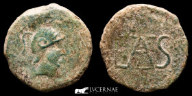 Lastigi Bronze Semis 4,15 g. 19 mm. Aznalcollar, Sevilla 2nd century B.C. GVF