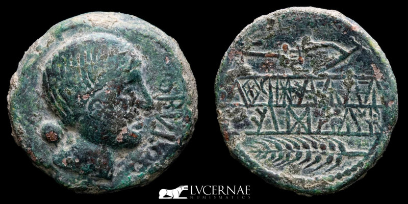 Ancient Hispania. Obulco (Porcuna, Jaen), bronze As (18,80 g., 28 mm.). Minted i...