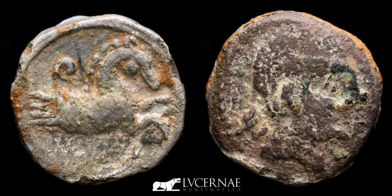 Ancient Hispania - Titiacos (Tricio, La Rioja)
Bronze Sextans(2.42 g., 15 mm.) ....