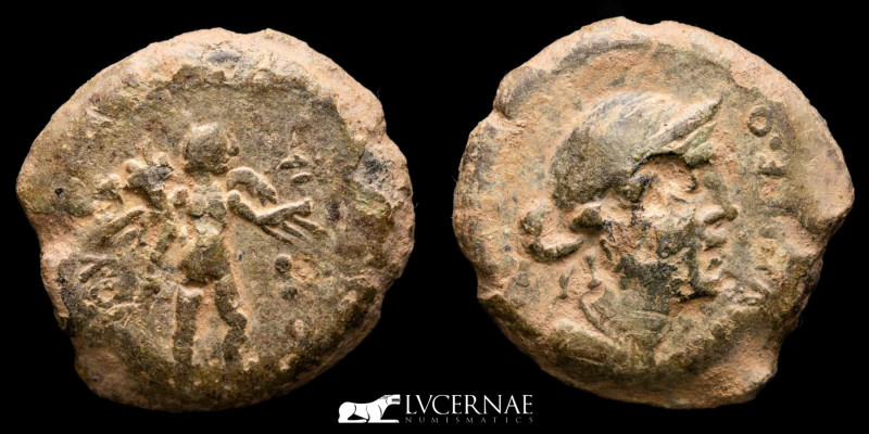Roman Republic, Hispania. Corduba.
Bronze semis (7.38 g., 21 mm.), minted betwee...