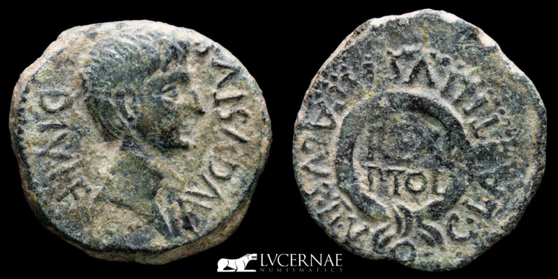 Roman Hispania - Augustus (27 B.C. - 14 A.D.) 
Bronze semis (4.56 g., 21 mm.) fr...