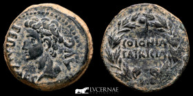 Augustus Bronze As 11.37 g. 27 mm. Cordoba 27 BC-14 AD nEF