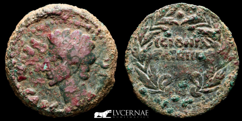 Roman Empire - Augustus (27 BC - 14 A.D.) 
Bronze As (12.39 g. 27 mm.) Minted in...