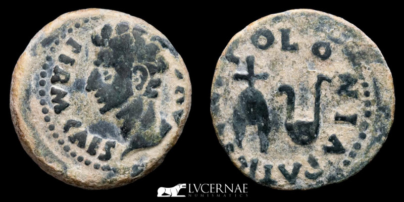 Roman Empire - Augustus (27 B.C. - 14 A.D.) 
Bronze Semis (5,74 g. 23 mm.), mint...
