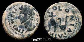 Augustus bronze Semis 5,74 g. 23 mm. Colonia Patricia (Cordoba) 27 BC-14 AD. GVF