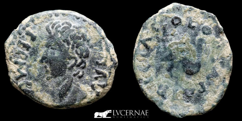 Roman Empire - Augustus (27 B.C. - 14 A.D.) 
Bronze Semis (4.65 g. 24 mm.), mint...