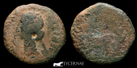 Augustus Bronze As 12.86 g. 34 mm. Emerita Merida 27 B.C-14 A.D. Good Fine (BC)