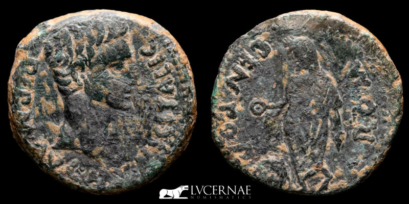 Roman Hispania. Augustus (27 B.C. - 14 A.D.) Bronze As (14.11 g. 28 mm.). Italic...