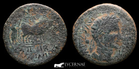 Augustus   Bronze As 9.37 g. 28 mm. Zaragoza 2 BC Very Fine