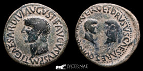 Tiberius Bronze As 16.73 g. 30 mm. Carthago Nova 14-37 AD Very fine