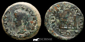 Tiberius bronze As 13.88 g., 28 mm. Emerita Augusta 14-36 A.D. Very Fine