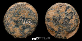 Anonymous Janus Bronze As 17.45 g . 32 mm Rome 211 B.C.  Fine (BC+)