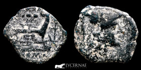 Roman Republic  bronze Triens 2,66 g. 18 mm. Rome 169-158 B.C.  Good very fine