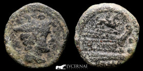 Anonymous  Æ Bronze Quadrans Rome 169-158 B.C. gVF
