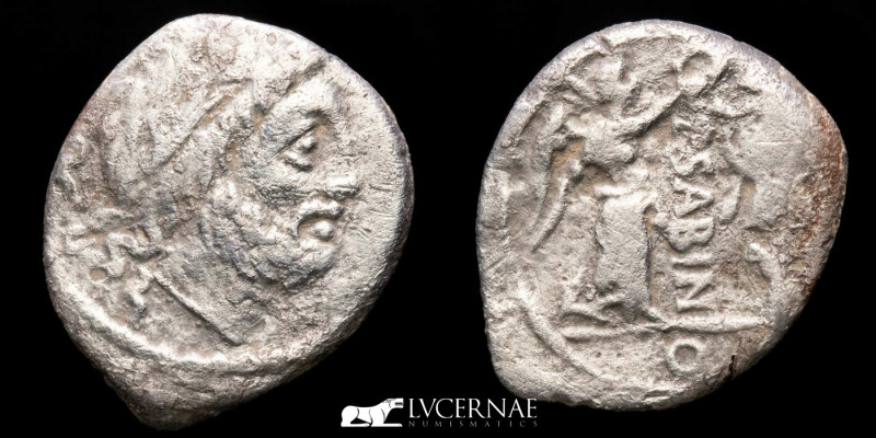Roman Republic - P. Vettius Sabinus. Silver quinarius (1,67 g. 14 mm.), Rome, 99...