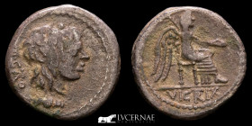 M. Porcius Cato Silver Quinarius 2,06 g. 15 mm. Rome 47-46 BC Near extremely fine
