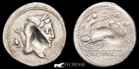 L. Julius Bursio Silver Denarius 3,36 g., 20 mm. Rome 85 B.C. Good fine