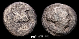 Q Titius Silver Quinarius 1,47 g., 13 mm. Rome 90 BC VF