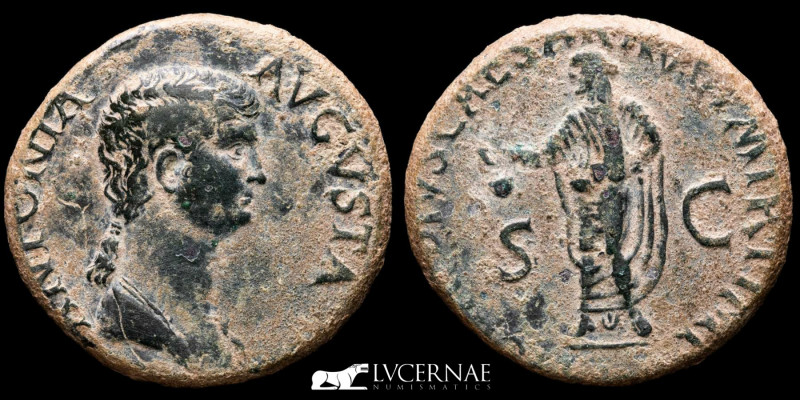 Roman empire - Antonia, bronze dupondius. (12,79 g., 27 mm.) Rome 42 A.D. 

ANTO...