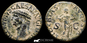 Claudius I (41-54 A.D.) Æ Bronze As 12.16 g. 27 mm. Rome 41-42 A.D. Good very fine