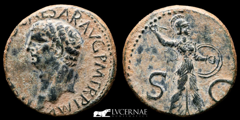 Roman Empire - Claudius (41-54 A.D.) Bronze as (12,13 g., 27 mm.). Rome mint, AD...