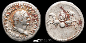 Divus Vespasian (Titus) Silver Denarius 3.30 g. 18 mm. Rome 80-81 A.D. Extremely fine