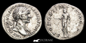 Trajan Silver Denarius 2,92 g, 20 mm. Rome 115-116 A.D. Good very fine (MBC)