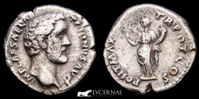Antoninus Pius  Silver Denarius 3,43 g., 18 mm. Rome 138 AD Good very fine