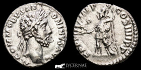 Commodus  Silver Denarius 2,66 g., 17 mm. Rome 183-184 AD Near extremely fine